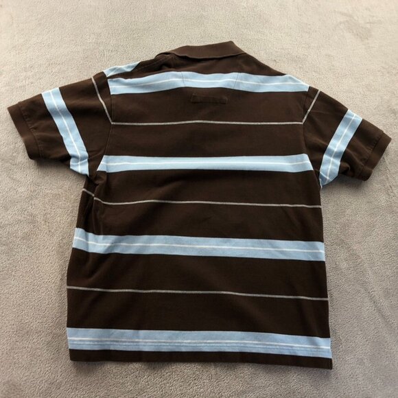 2 Nautica Mens Polo Shirt Medium Lot Of Two Short Sleeve Striped Casual Travel - Picture 6 of 14